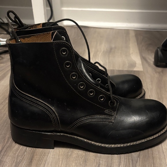 Vintage 1984 biltrite leather combat boots. Steel toe. - Picture 2 of 7